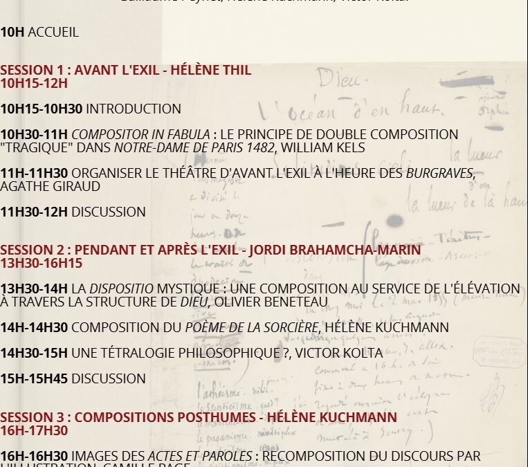 «&nbsp;Composition hugolienne&nbsp;»