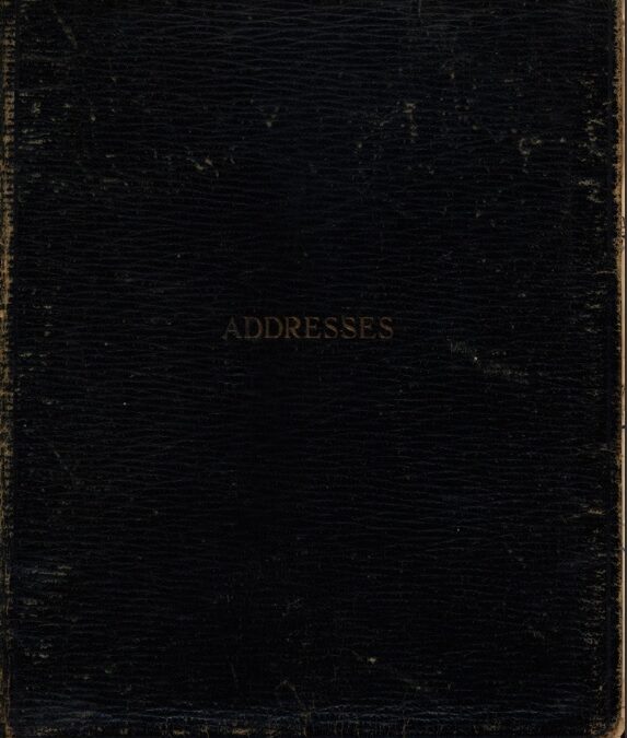 Carnet d’adresses de Du&nbsp;Bos